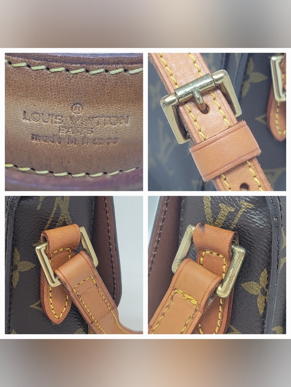 Louis Vuitton Saint Cloud PM Monogram Leather Crossbody Hand Bag Authentic - Picture 7 of 15